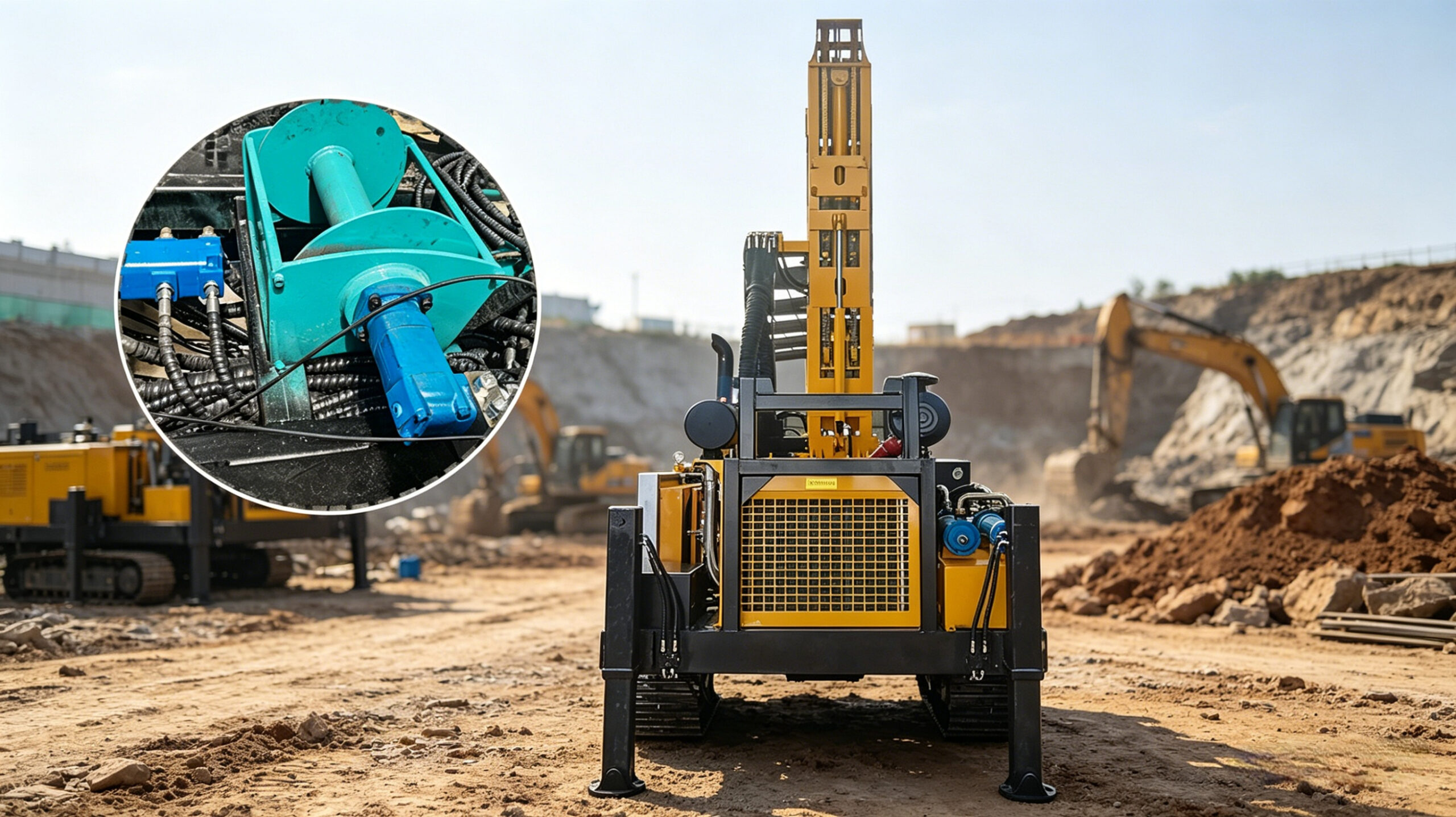 Fully Hydraulic Core  Drilling Rig