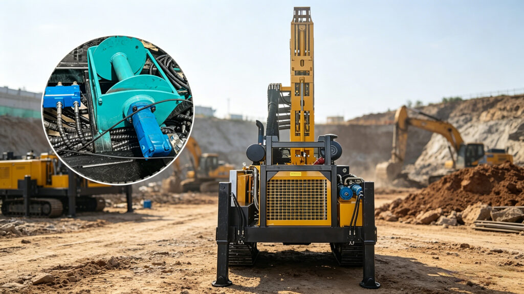 fully hydraulic core exploration drilling rig