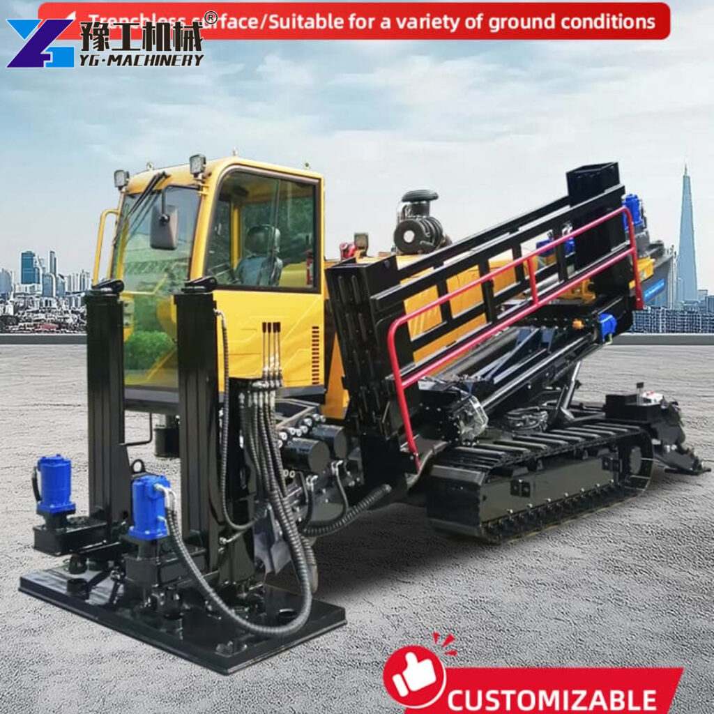 HDD Drill Rig Pipeline Installation
