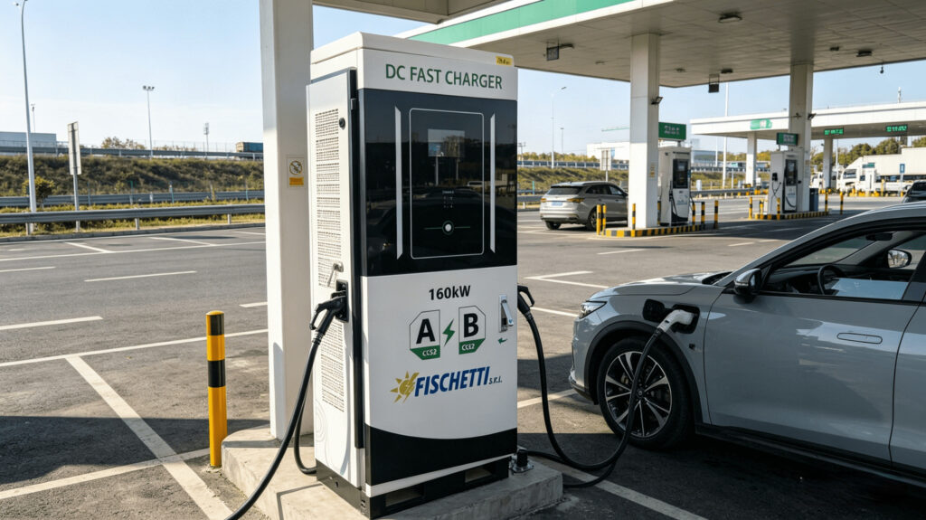 High-Efficiency EV Charging Station