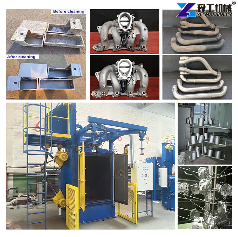 High Efficiency Steel Surface Cleaning Machine