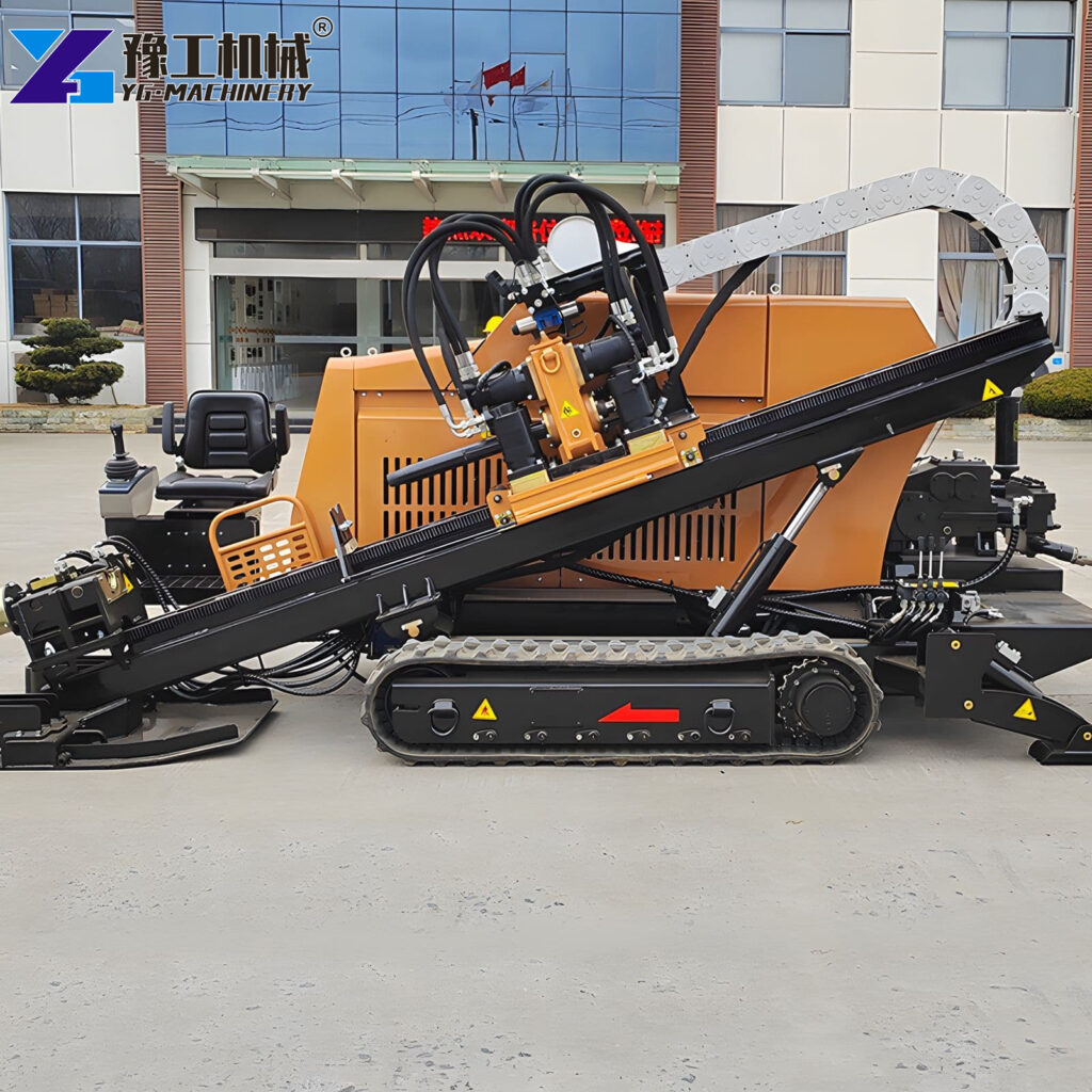 Horizontal Drill Rig Pilot Bore Steering Operation