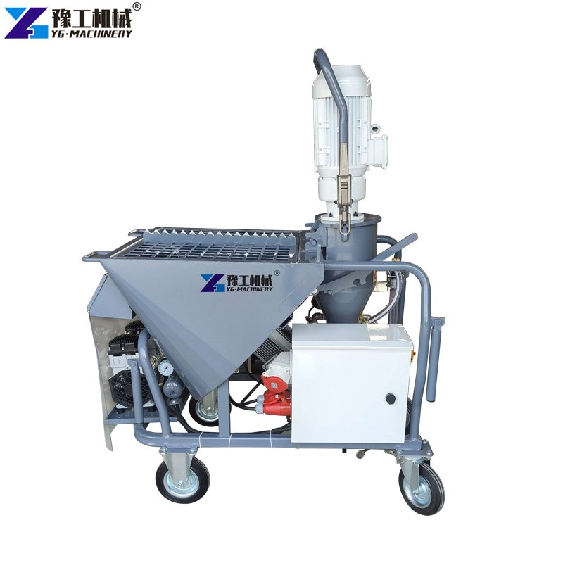 gypsum spray machine commercial building project