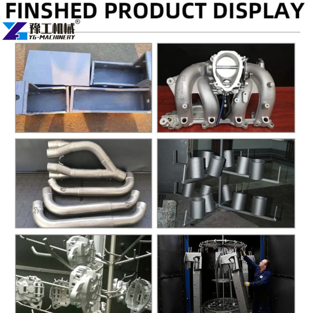 Industrial Shot Blaster Cleaning Steel Plates