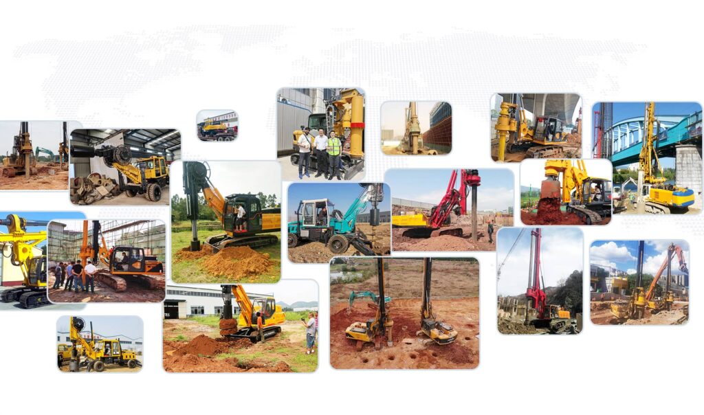 Rotary Drilling Rig Machine Applications
