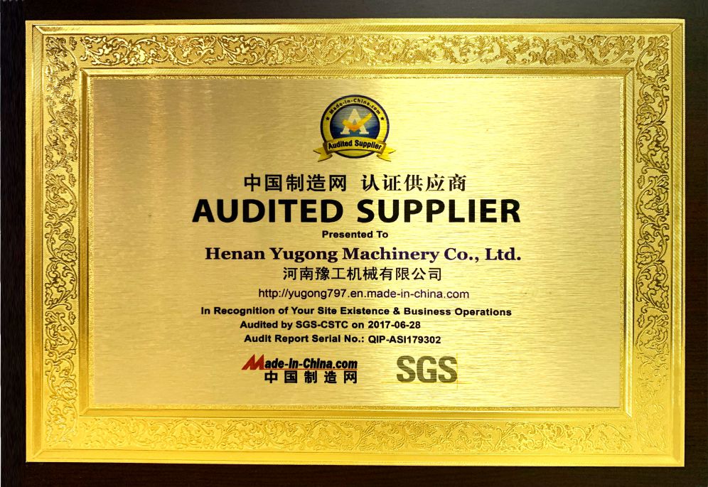 YG Machinery trusted equipment manufacturer