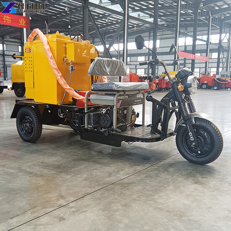 asphalt crack filling equipment operation process