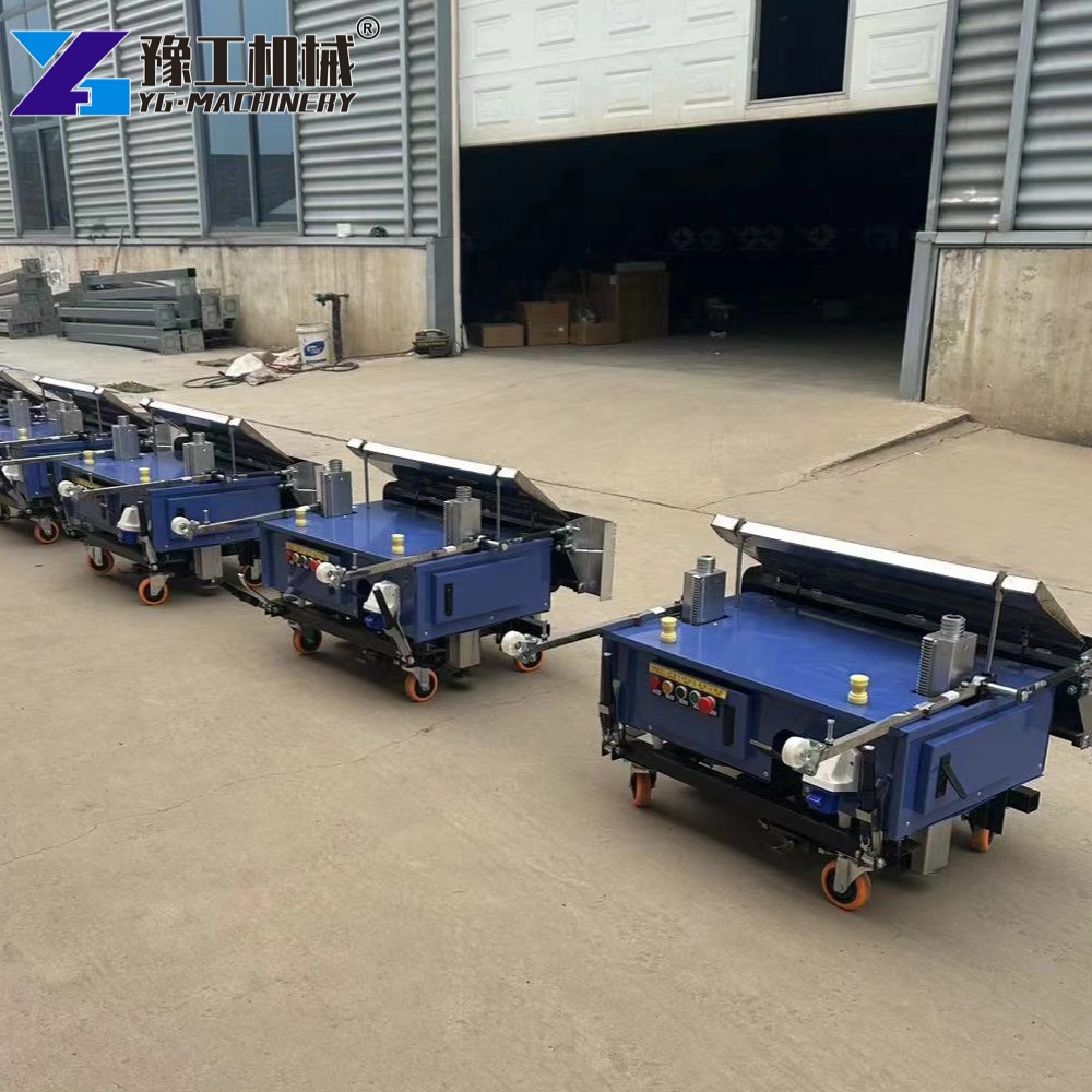 automatic cement plaster machine