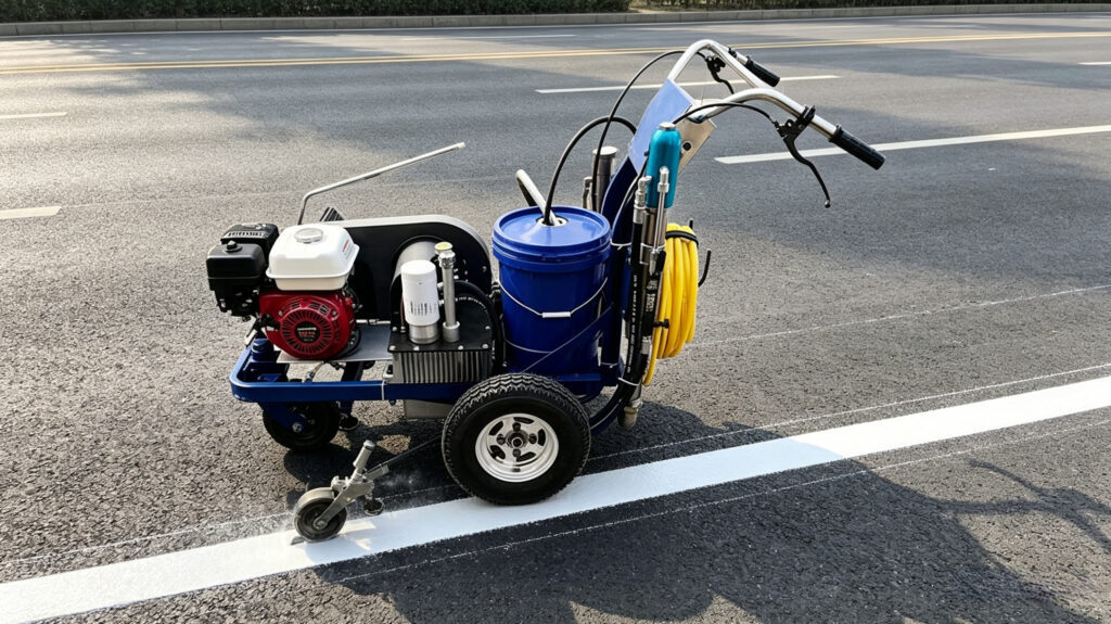 bespoke cold paint road marking machine
