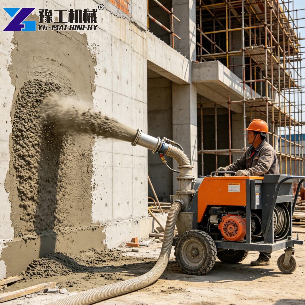 cement mortar sprayer supplier factory