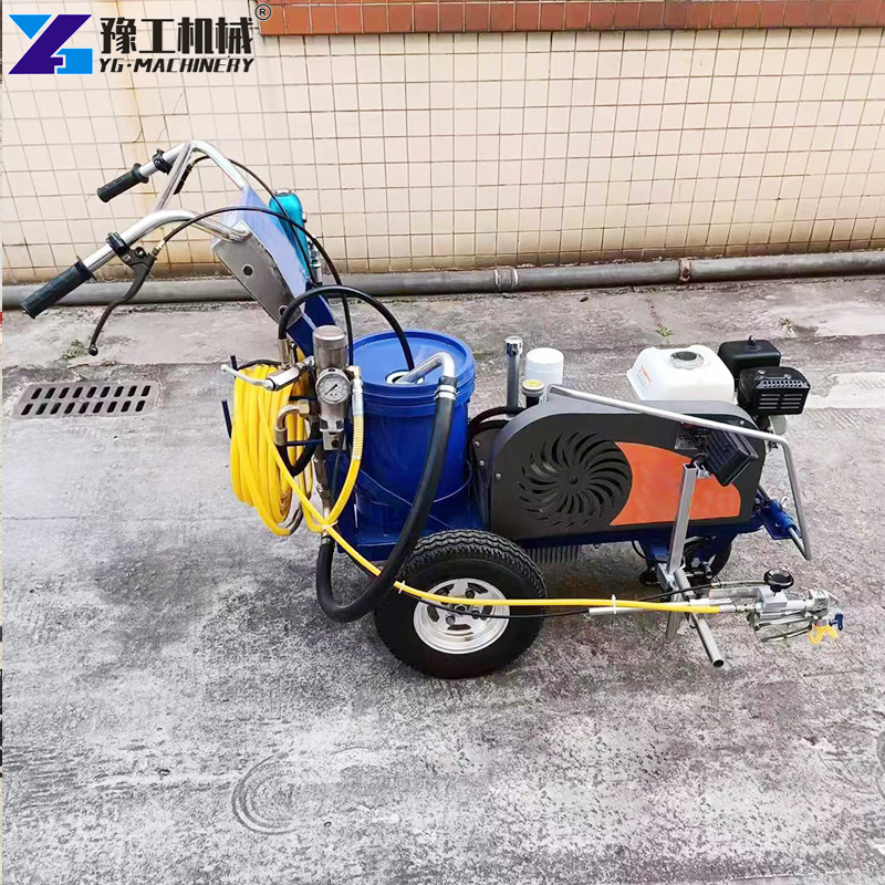compact cold paint road marking machine design