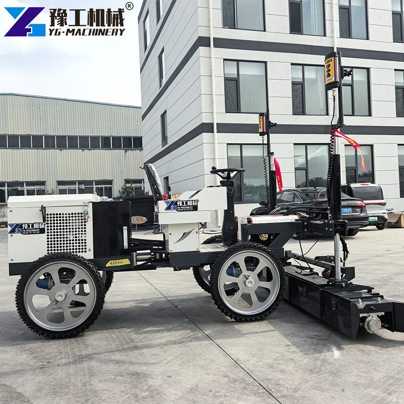 concrete laser leveling machine large slab construction