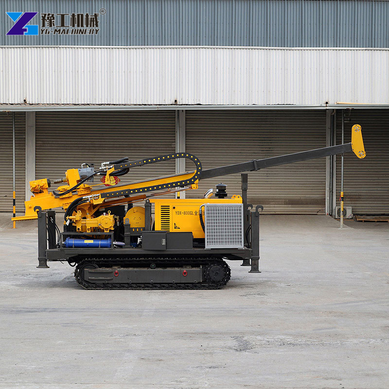 crawler hydraulic drilling rig remote control operation