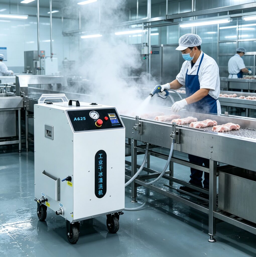 dry ice detailing machine used for precision cleaning services