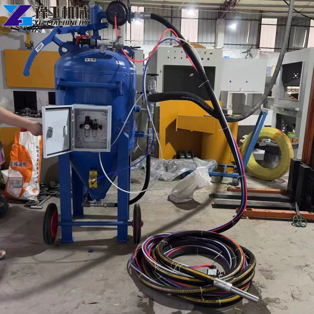dustless sand blasting machine industrial cleaning application