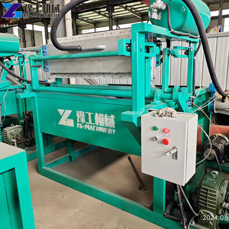 egg crate making machine factory operation onsite