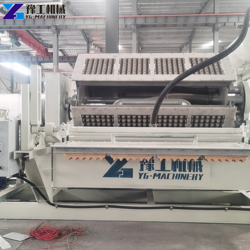 egg crate making machine producing egg crates