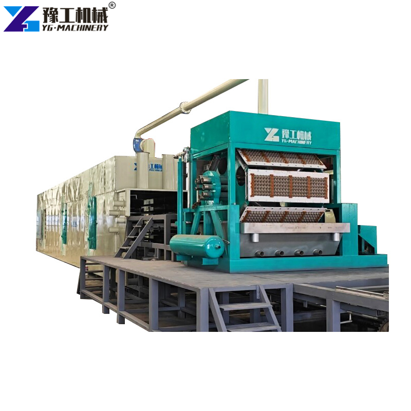 egg tray production machine pulp molding process