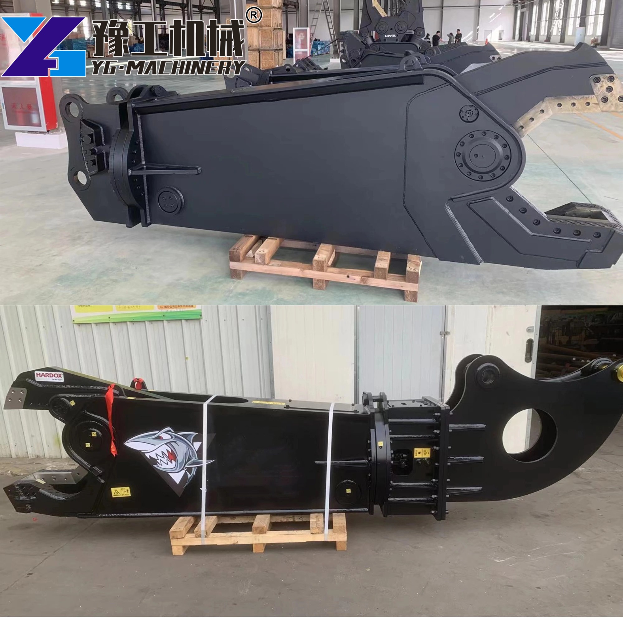 excavator demolition shear
