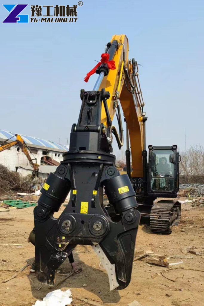 excavator shear for metal demolition