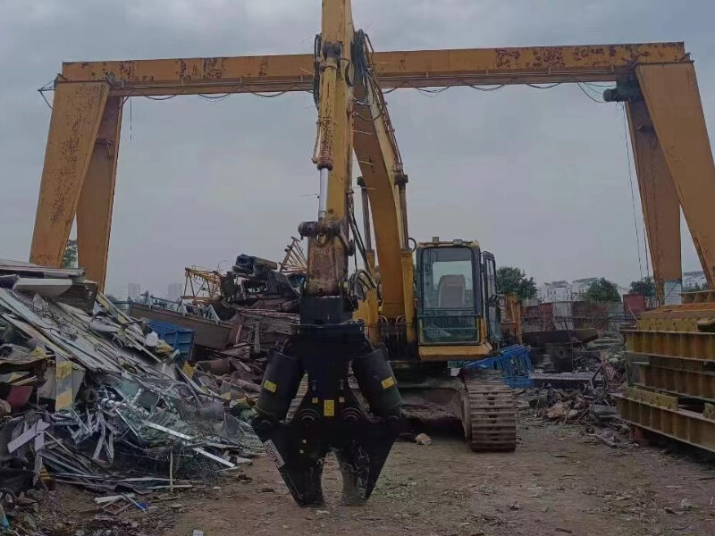 excavator shear for scrap cutting