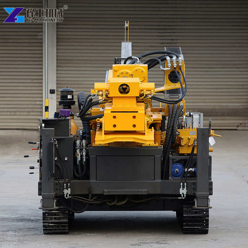 expandable drilling rig working in mining project