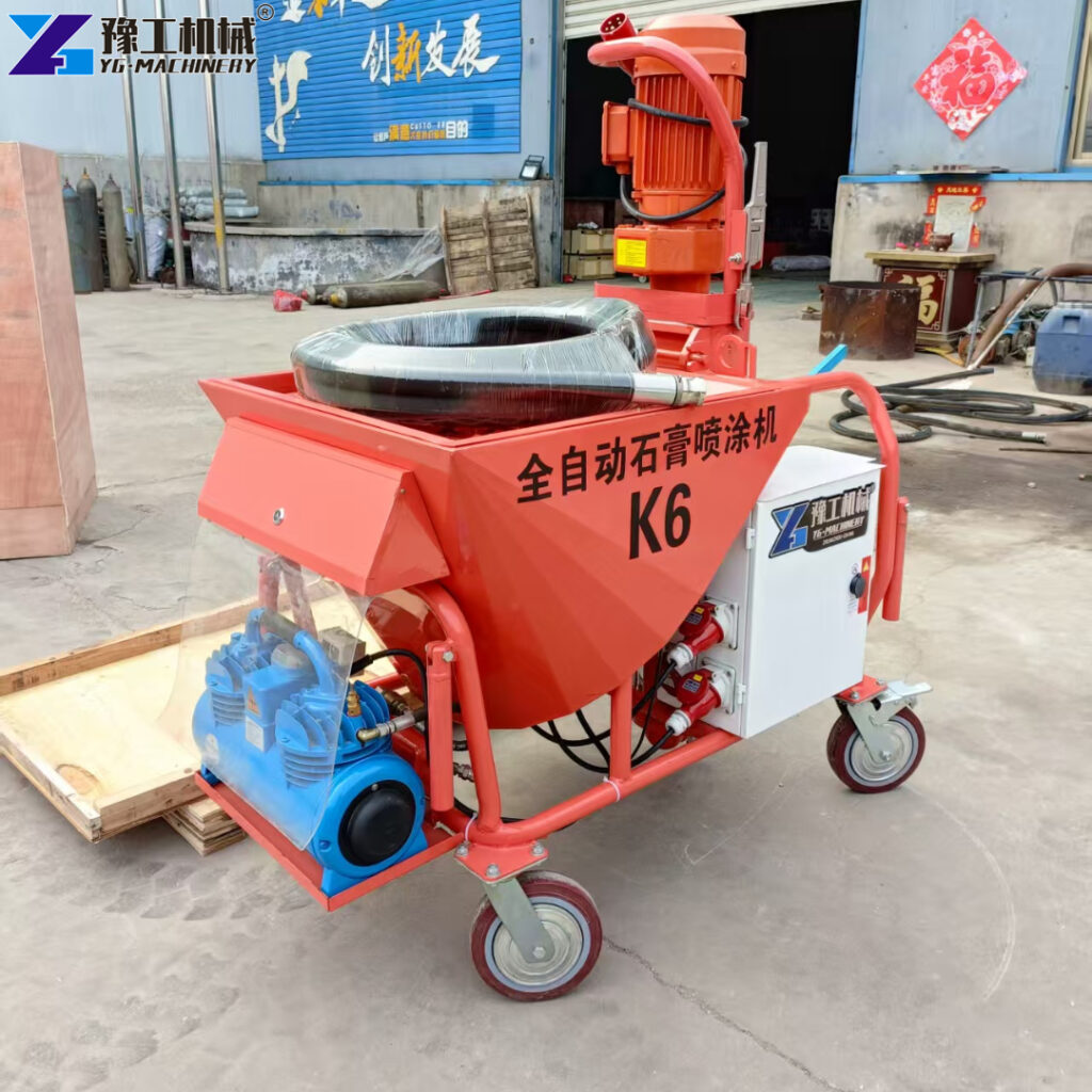 gypsum spray plaster machine