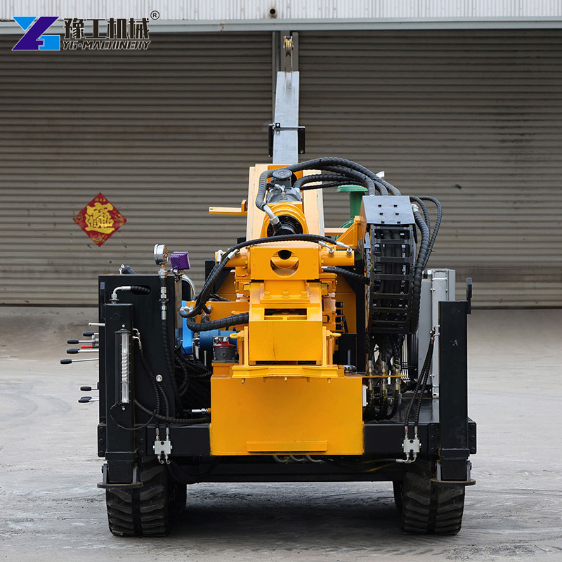 hydraulic core drilling machine working on site