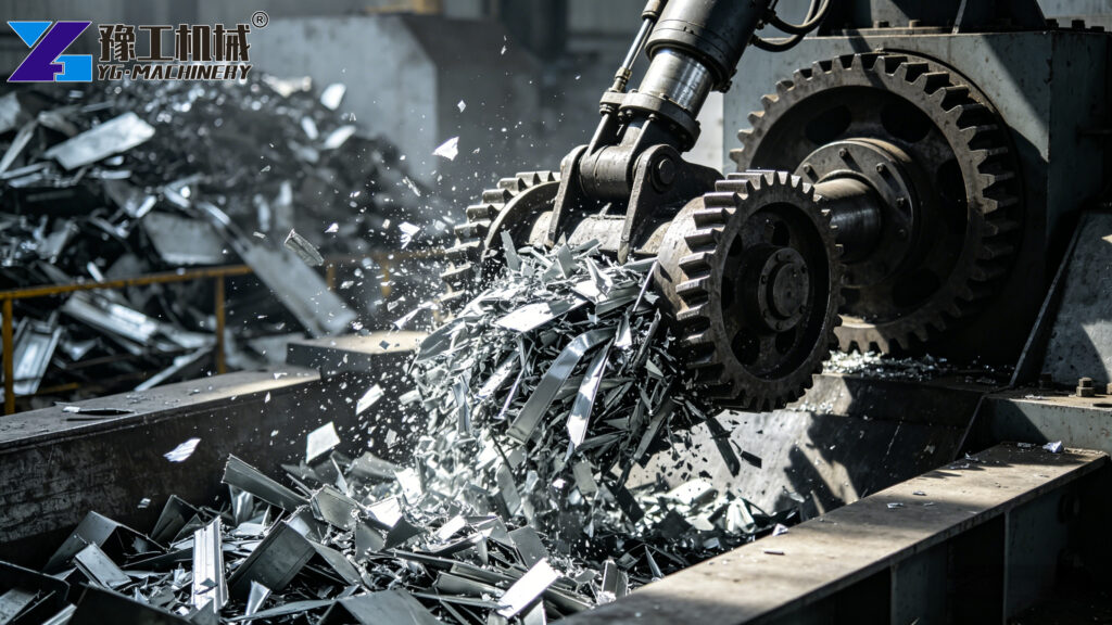 industrial tire shredder heavy duty blades