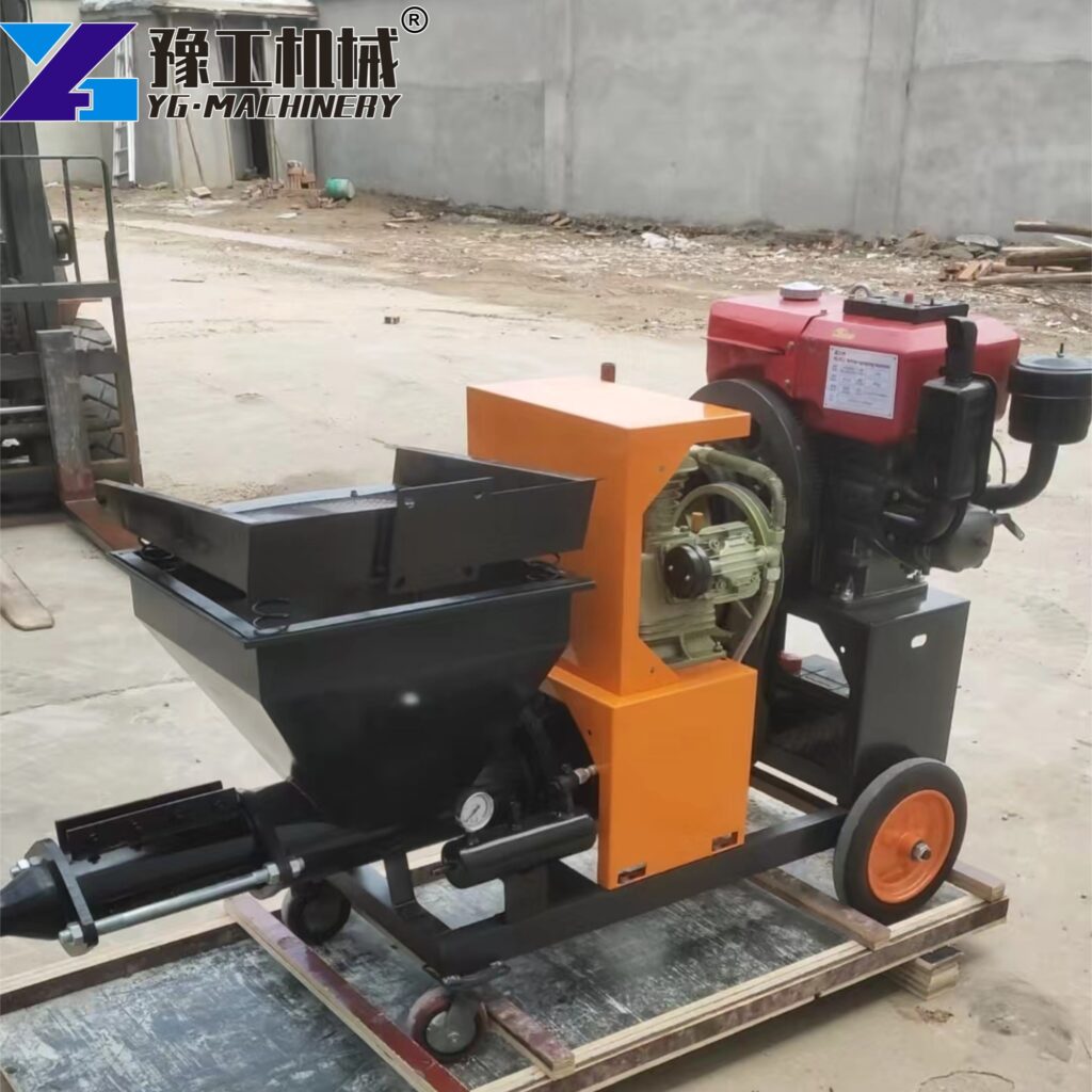mortar spraying machine