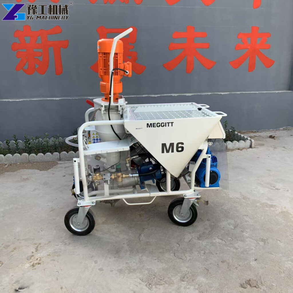 gypsum spray machine efficient wall rendering