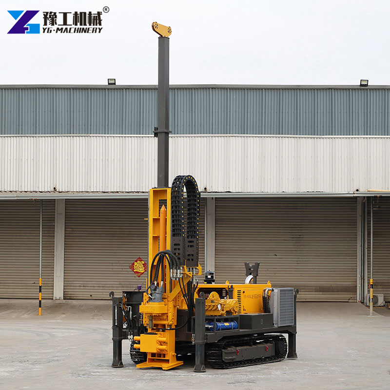 portable hydraulic drilling rig muddy ground