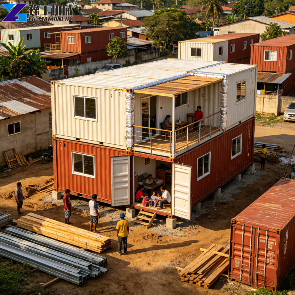 portable shipping container house