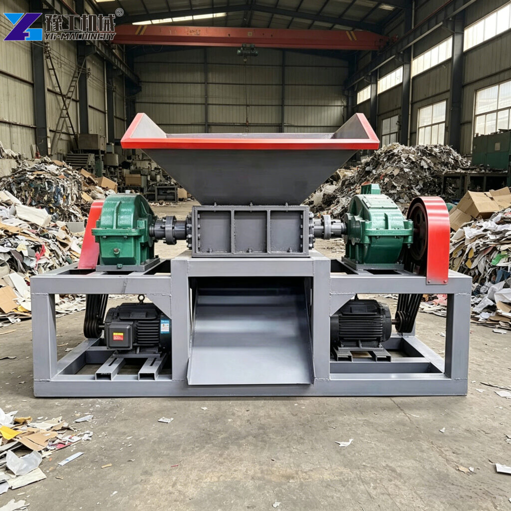 portable tire shredder machine industrial recycling