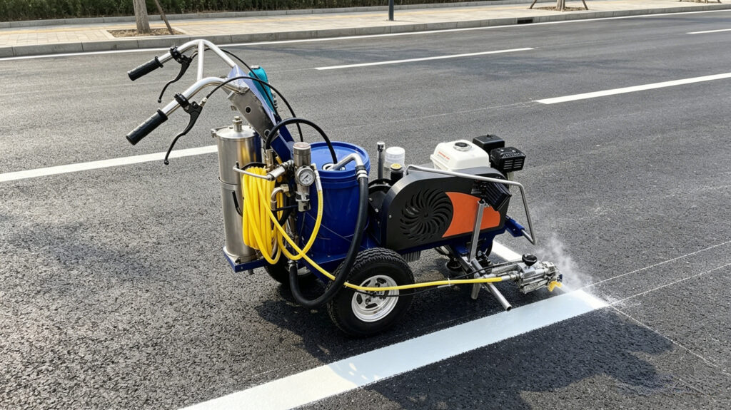 private label cold paint road marking machine