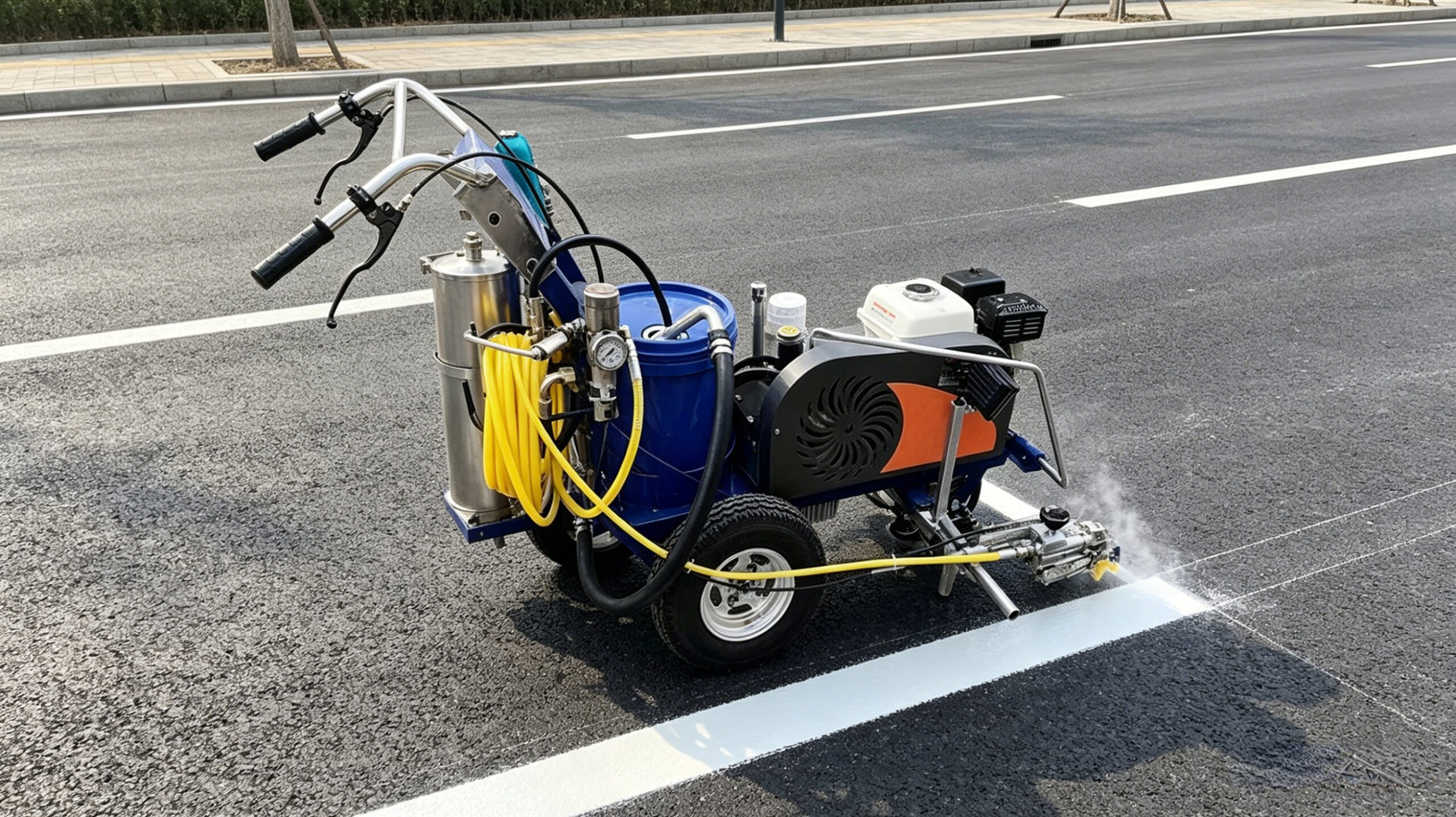private label cold paint road marking machine