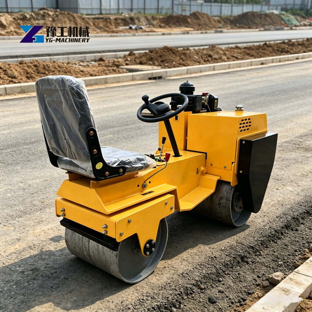 road roller machine