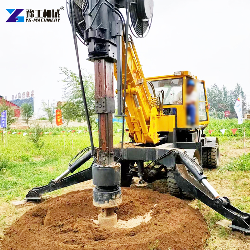 rotary piling machine foundation engineering