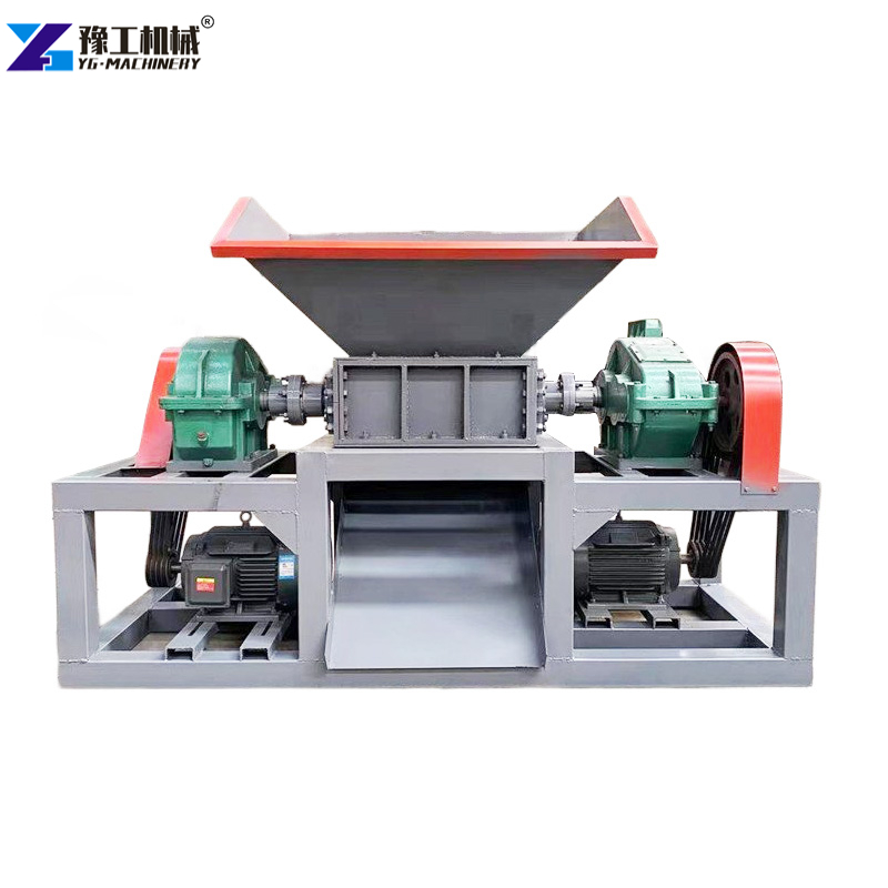 rubber shredding machine waste processing