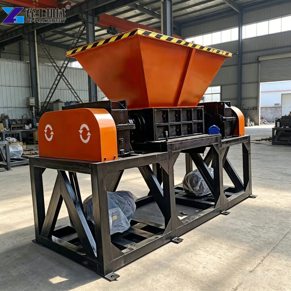 rubber tire shredder machine industrial application