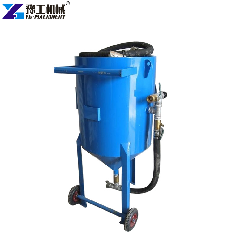 sand blaster surface treatment metal work