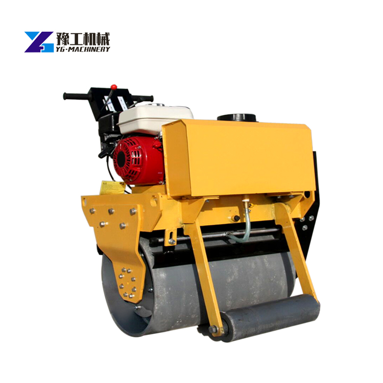 small road roller for parking lot