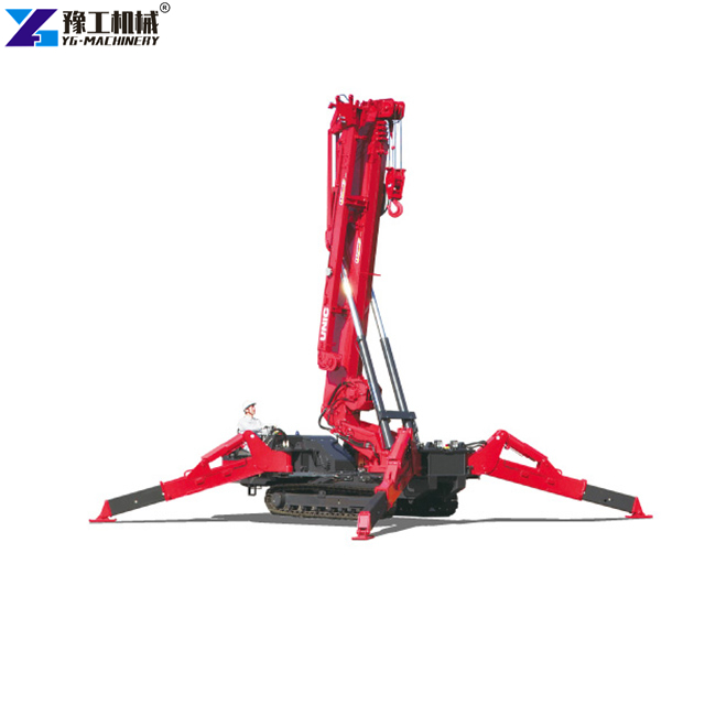 spider crane precise glass panel lifting