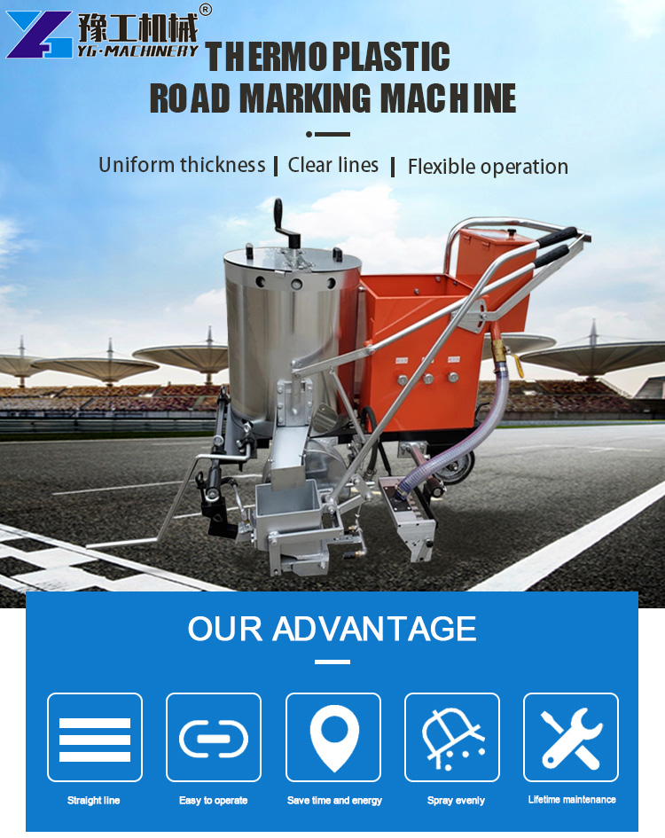 thermoplastic road line marking with YG Machinery