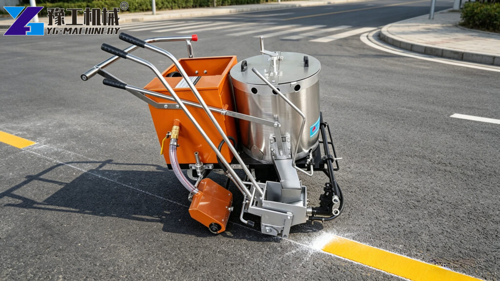 thermoplastic striping equipment