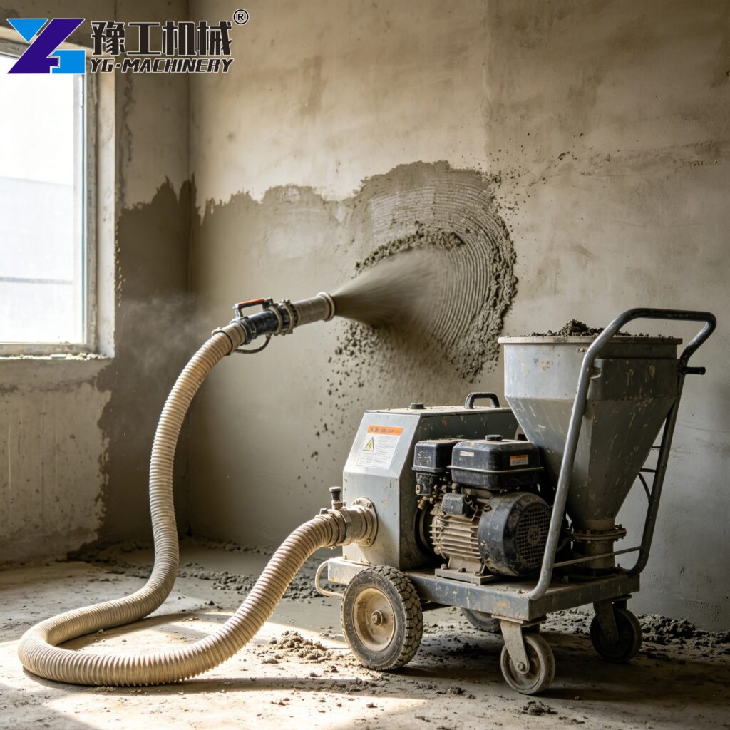 wall plaster sprayer machine supplier