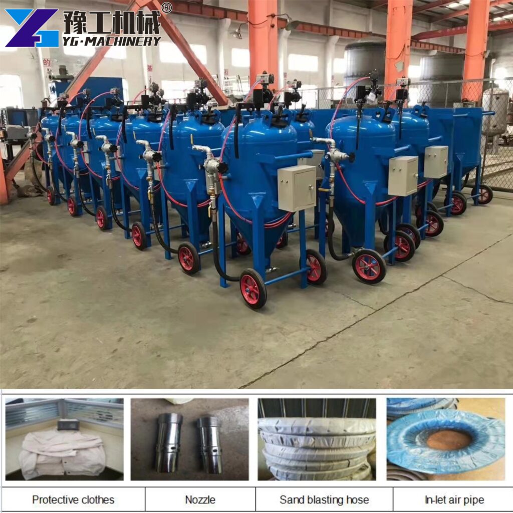 wet sand blasting machine
