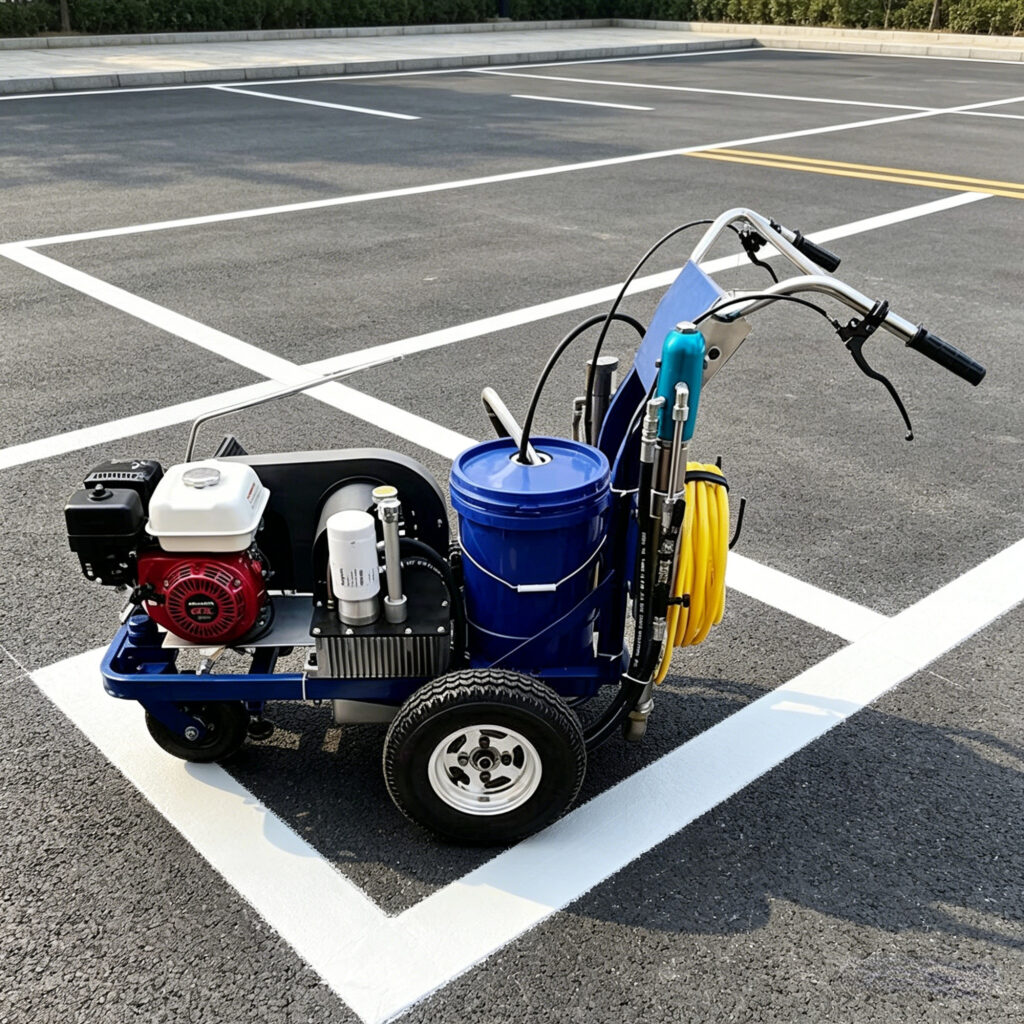 white label cold paint road marking machine