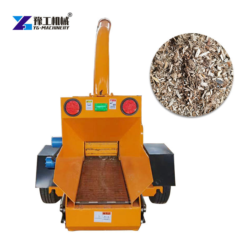 wood chipper machine landscaping cleanup work