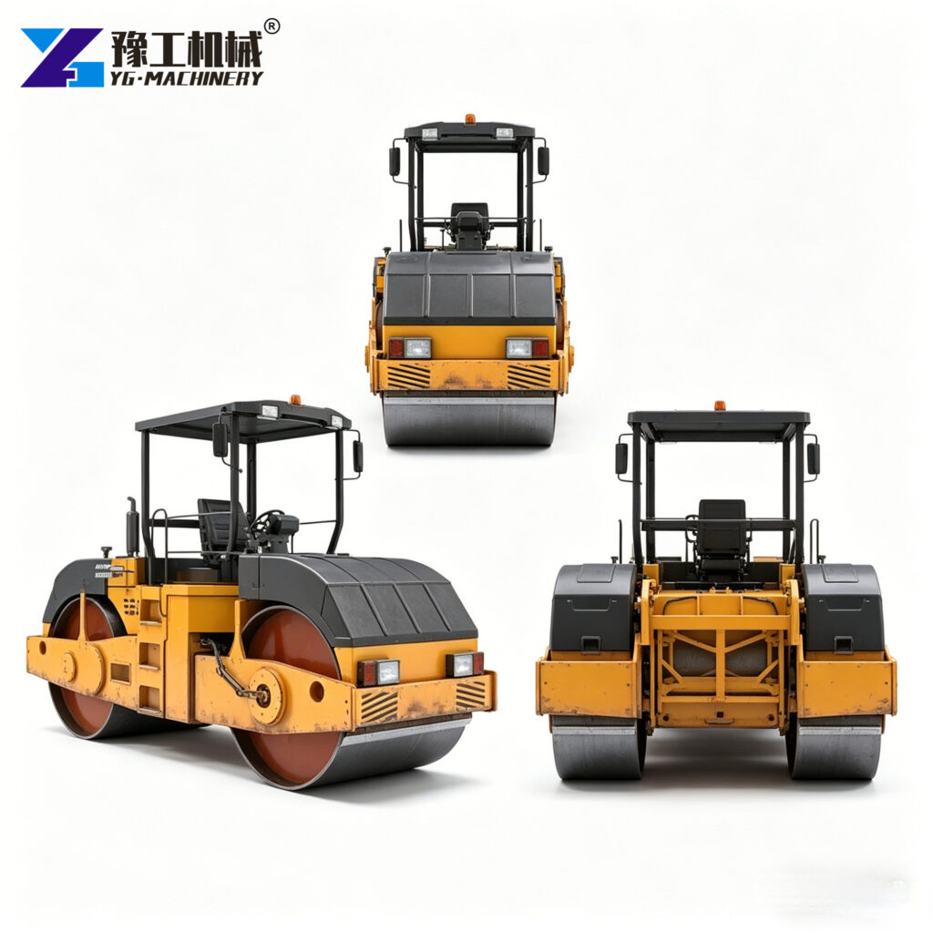 double drum asphalt roller